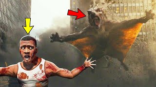 Monster WereWolf Attacked AND Destroys LOS SANTOS In GTA 5 - Giant WereWolf