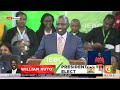 President-elect William Ruto's maiden speech