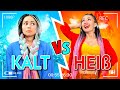 Heiß vs Kalt Challenge || Feuer-Mädchen vs Eis-Mädchen Musical von La La Lebensfreude (Musikvideo)