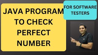 10. Java Program to Check perfect Number | Java Interview Questions | RD Technical Learning