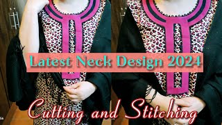 Easy Neck Design2024||Follow Step By Step Cutting Method