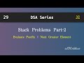 Stack Problems Part-2 in JavaScript | DSA Explained with Example | JDCodebase