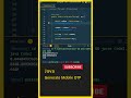 Java Tutorial For Beginners, Java Interview Questions, ( Generate OTP ) Java Course, Java in Telugu