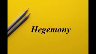 What is Hegemony? Marxism -  English Literary Theory - Literary Bytes