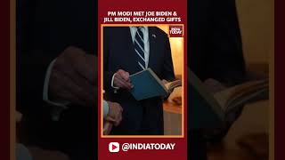 PM Modi Met US Prez Joe Biden & First Lady Jill Biden At White House, Exchanged Gifts