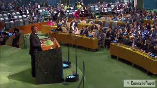 Aplaudido na ONU, Bolsonaro diz que o Agronegócio é orgulho nacional