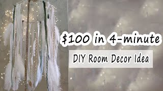 The Most Beautiful DIY Feather Craft Idea!!! | Feather Dreamcatcher