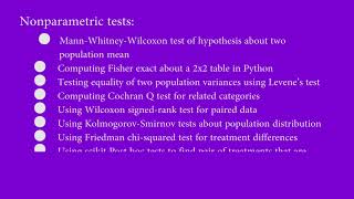 Testing Statistical hypotheses in Python 3