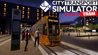 CTS: Tram 🚋 Linie 4 [NEU] Abendliche Rundfahrt 🔄️ mit Sonderlackierung || Flexity Typ D