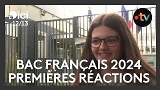 Bac Français 2024 : les premières réactions à la sortie de l'épreuve dans le Nord.