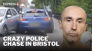 Police release footage of 30 minute pursuit through Bristol as man jailed for 16 months