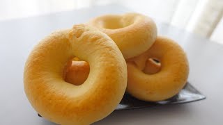 贝果 | Bagel  无油无糖的原味贝果 钻石纹的酥脆外壳 坚实的口感 做法很简单