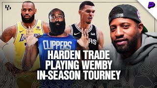 Paul George's Thoughts On James Harden Trade, First Game vs Wemby & In-Season Tournament | EP 28