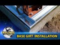 Steel Building Construction - Base Girt Installation - How To DIY Steel Building