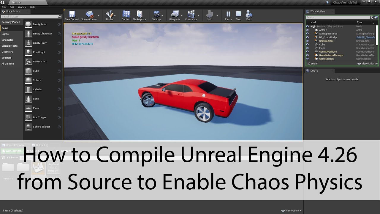 How To Compile Unreal Engine 4.26 From Source To Enable Chaos Physics ...