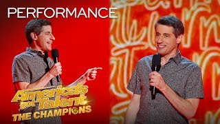 OMG! Does This Comedian ESCAPE The Judges' Buzzers?! - America's Got Talent: The Champions