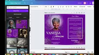 How to Make a Obituary | Canva Tutorial | How To Make A Funeral Program Easily in Canva | DIY