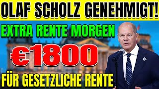 MEGA-BONUS FÜR RENTNER! 🤑💰 1800€ EXTRA ab MORGEN? Scholz' Geschenk an ALLE!