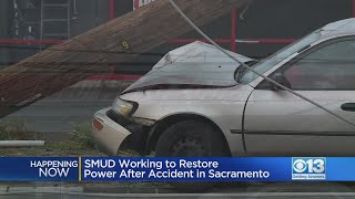 SMUD Working To Restore Power After Accident In Sacramento