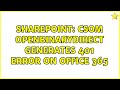 Sharepoint: CSOM OpenBinaryDirect generates 401 error on office 365 (2 Solutions!!)