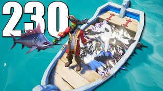 How We Stole 200+ RARE FISH vs GALLEON ALLIANCE SERVER - Sea Of Thieves