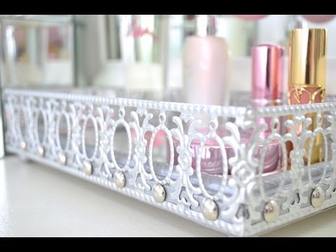 DIY Mirrored Vanity Tray DIY Mirrored Vanity Tray