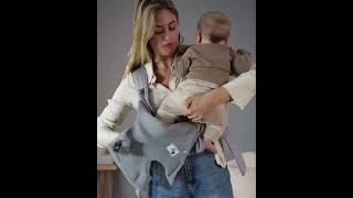 How To Put On BabyBjorn Mini Carrier | Kaliedy  #babywear #babywearingmama #expecting