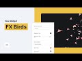 FX – Birds Widget | Tutorial by Without Code