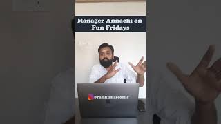 Manager Annachi Rant on Fun Fridays | IT Jokes | Nellai Slang | Shorts