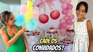 FESTA de aniversário da Lara! Um dia todo com a gente