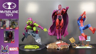 McFarlane Marvel Collection 1:10 Scale Posed Figure MAGNETO GREEN GOBLIN SPIDER-MAN Statue Review