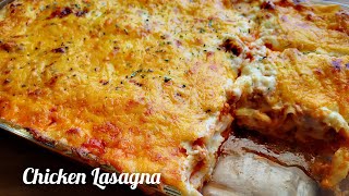 CHICKEN LASAGNA.