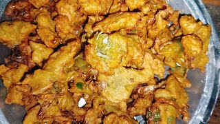 বাঁধাকপি দিয়ে চিকেন পকোড়া 🍗🥬//caves and chicken pakoda