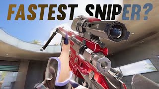 I turned this Slow DLQ Skin into the FASTEST Sniper (Back in CODM)