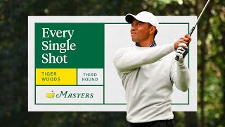 Tiger Woods' Third Round | Every Single Shot | The Masters