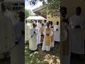 Fr Kim Joins the Group for a short time of prayer before Mass #missionaries