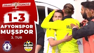Afyonspor 1-3 Muş 1984 Muşspor MAÇ ÖZETİ (Ziraat Türkiye Kupası 3. Tur Maçı) / 31.10.2023
