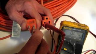 Using A Multimeter To Check An Extention Cord