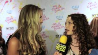 AfterBuzz TV Interviews Stefania Owen @ CW's Carrie Diaries Premiere