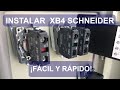 Como instalar un boton pulsador ZB4 de Schneider Electric