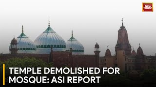 ASI Report Reveals Temple Demolition Before Mosque Construction in Shri Krishna Janmabhoomi Case