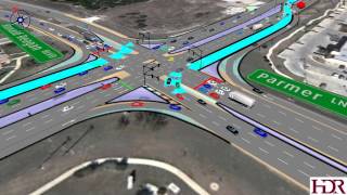 Animation of Proposed Continuous Flow Intersection at RM 1431 and Parmer Lane