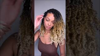 TOYOTRESS YANKY TWIST CURLY CROCHET BRAIDS STYLE OMBRÉ CROCHET PROTECTIVE STYLE