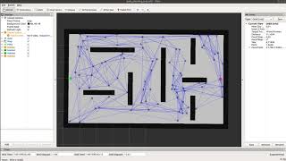 Map search with PRM algorithm