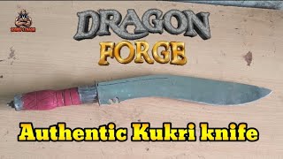 Knife Making - Dragon Forge Authentic Kukri knife