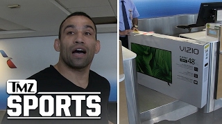 FABRICIO WERDUM -- YES, I BROUGHT A TV TO THE AIRPORT... Here's Why | TMZ Sports