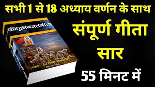 संपूर्ण गीता सार 55 मिनट में | Shrimad Bhagwat Geeta Saar In 55 Minutes #krishna #geeta
