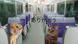 電車で席を譲った時の話#猫ミーム