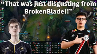 G2 BrokenBlade SOLO KILLS Alphari In LEC Playoffs!!