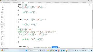 String Concatenation without strcat() function in C